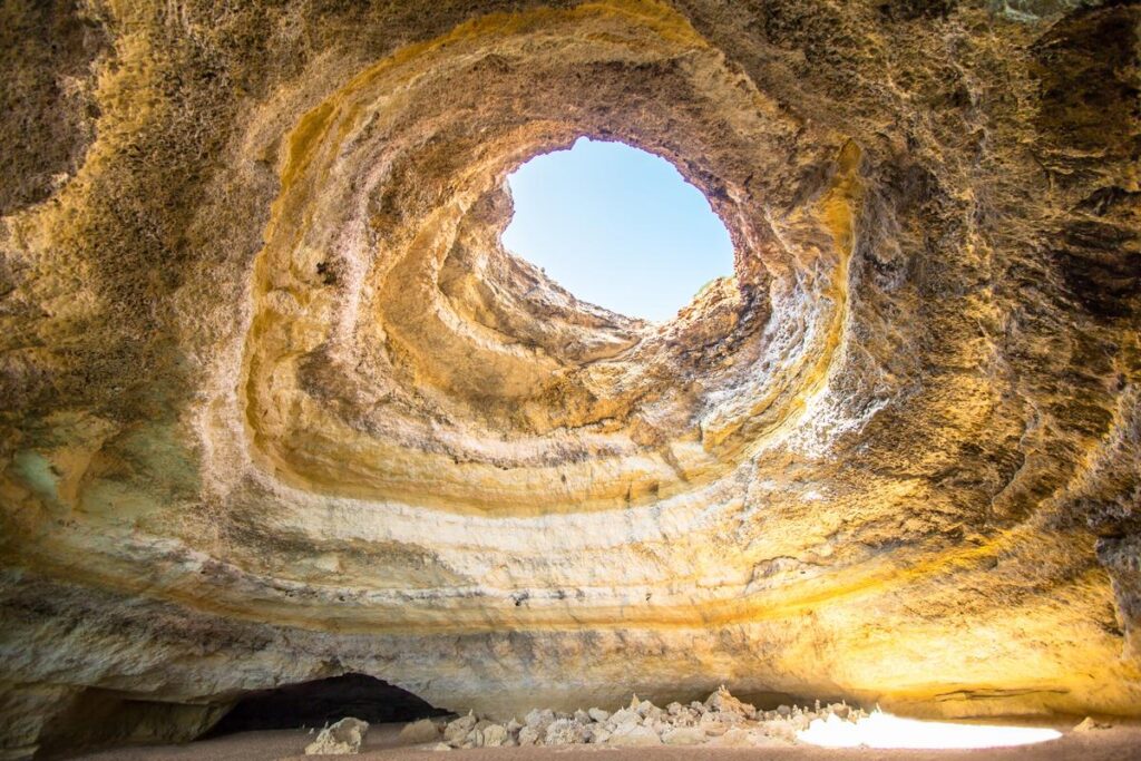 Benagil Sea Cave Algarve Portugal Scenic View