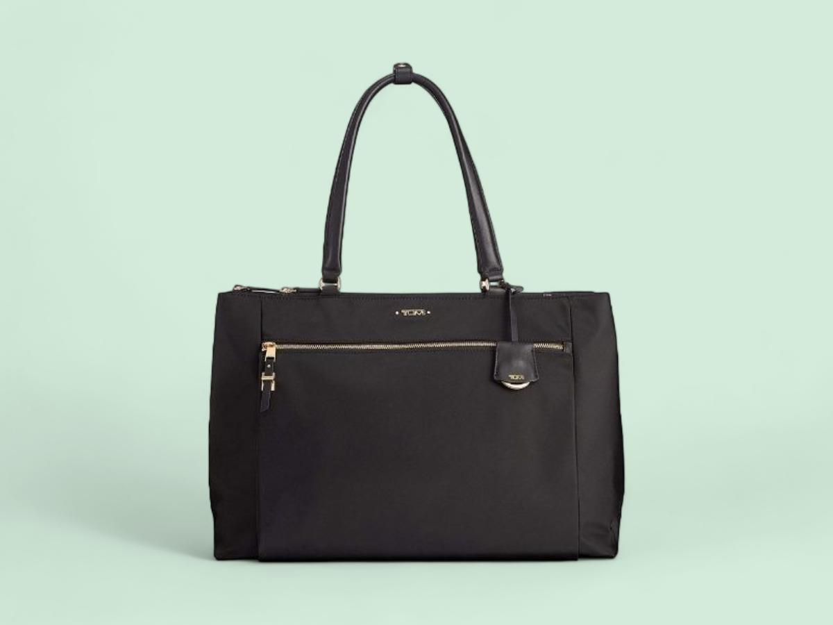 Black TUMI Voyageur Sheryl Business Tote