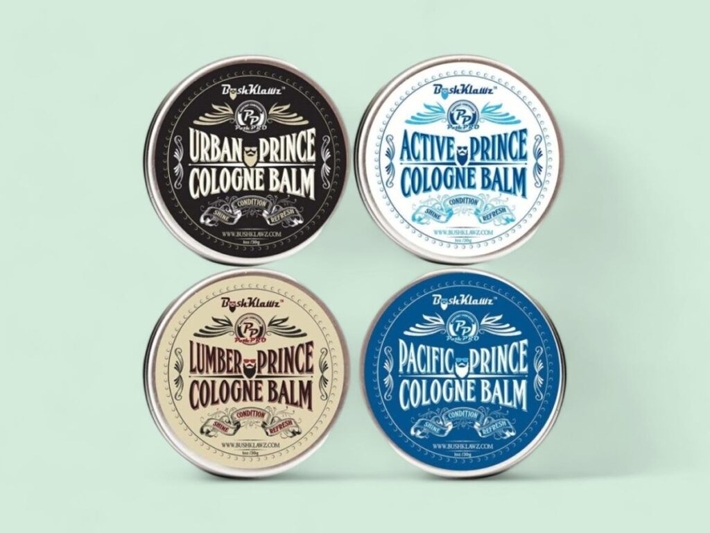 4 pieces of BushKlawz Solid Cologne