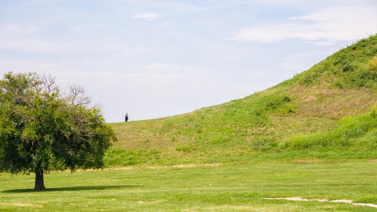 Cahokia Mounds State Historic Site Lush Hillside
