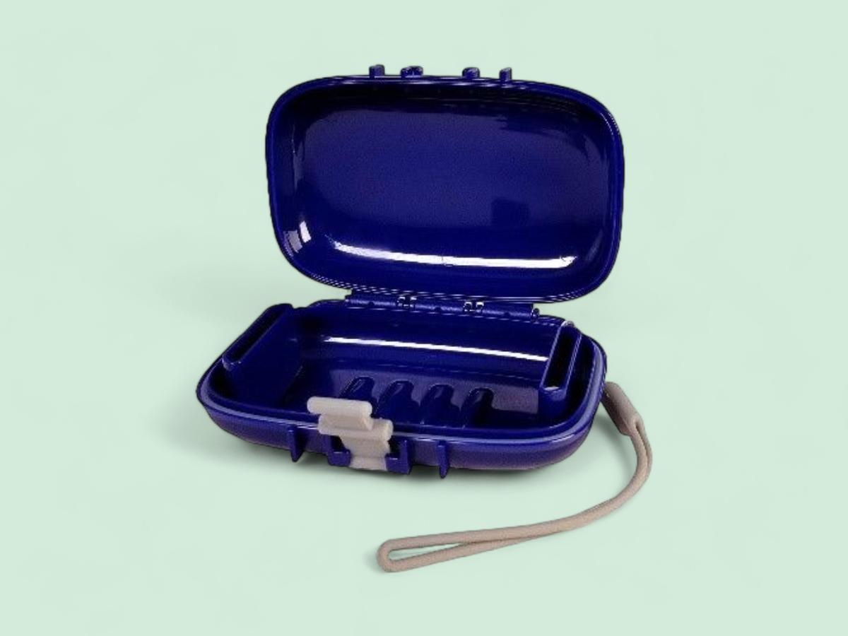 Carry-Dri EZ Travel Soap Container by PORTINEER - Soap Bar Case