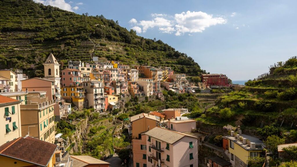 Corniglia Cinque Terre Italy Scenic View