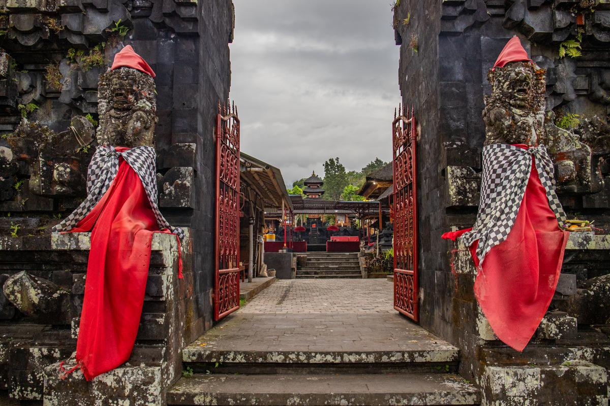 Entrance to Besakih Temple, Bali's Sacred Site