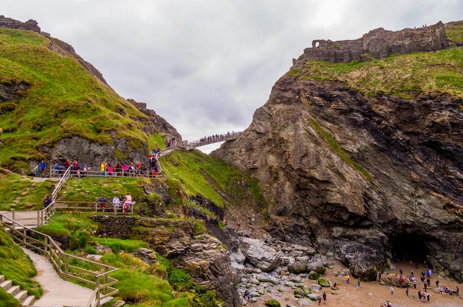 Exploring Tintagel Castle Ruins in Cornwall