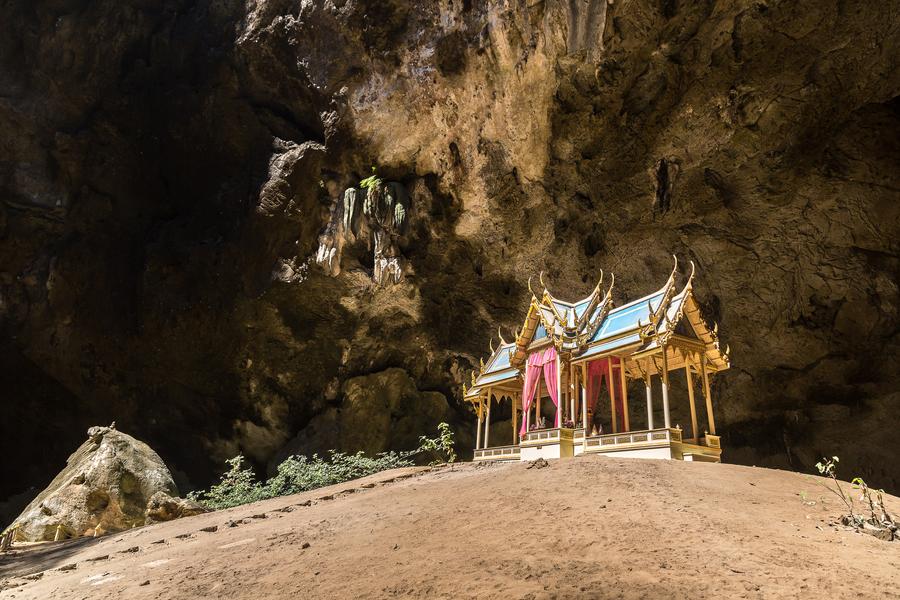 Golden Royal Pavilion at Phraya Nakhon Cave