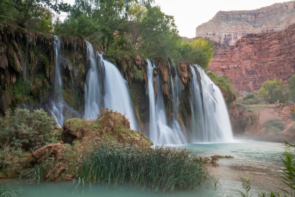 Havasupai Falls Oasis with Turquoise Waters