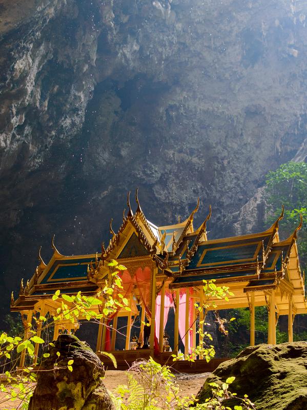 Illuminated Pavilion Phraya Nakhon Cave Thailand
