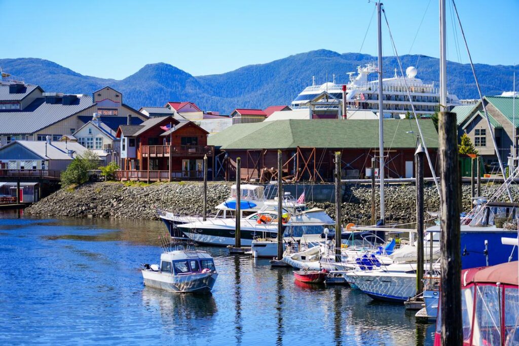Ketchikan Alaska Scenic Marina View