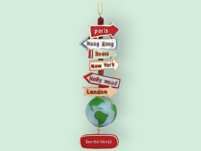 Kurt Adler Globe Ornament