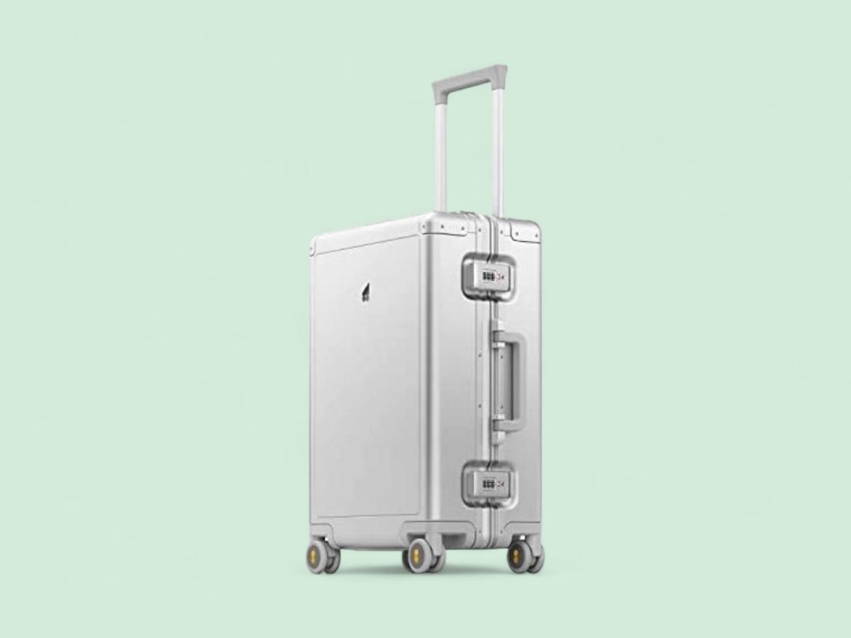 LEVEL8 Gibraltar 20" Aluminum Frame Carry On Luggage-green.jpg