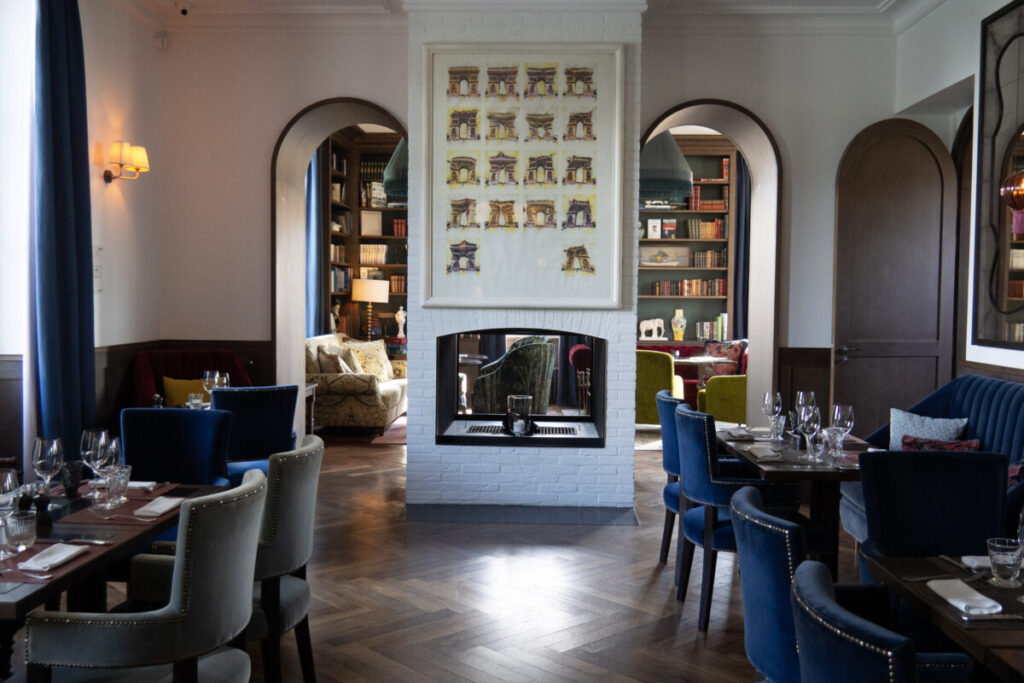 Dining Room and Sitting Room at La Maison d'Estournel, Bordeaux, France