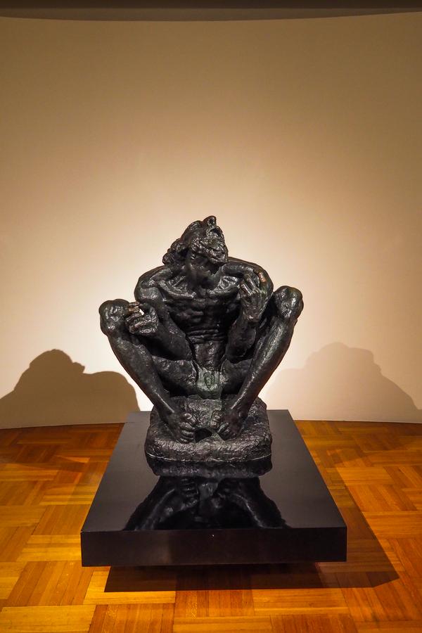 Bronze sculpture at Meštrović Gallery in Split, Croatia