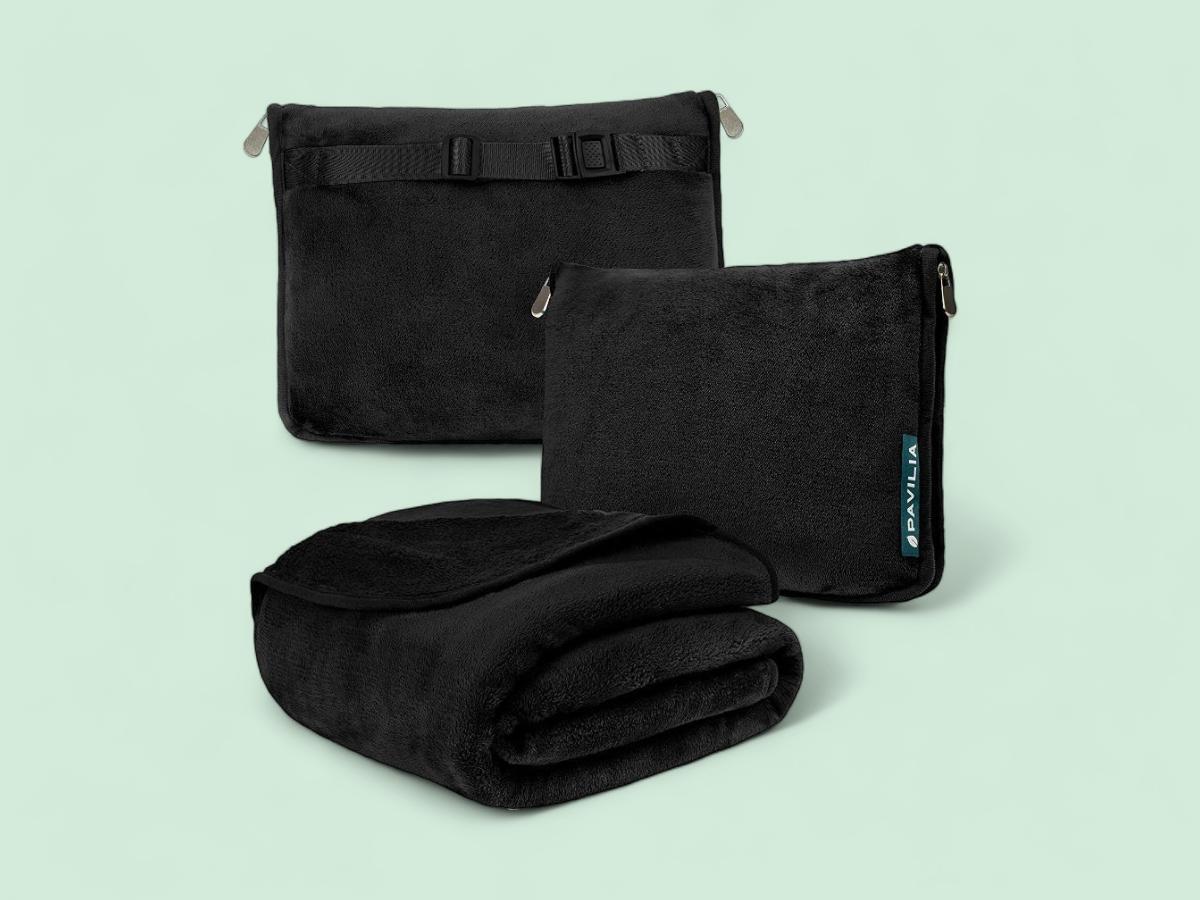 PAVILIA Travel Blanket