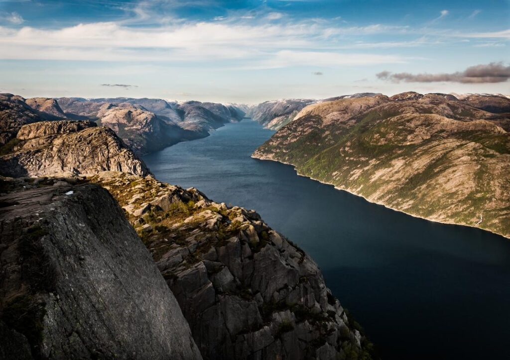Preikestolen Pulpit Rock Fjord View Norway