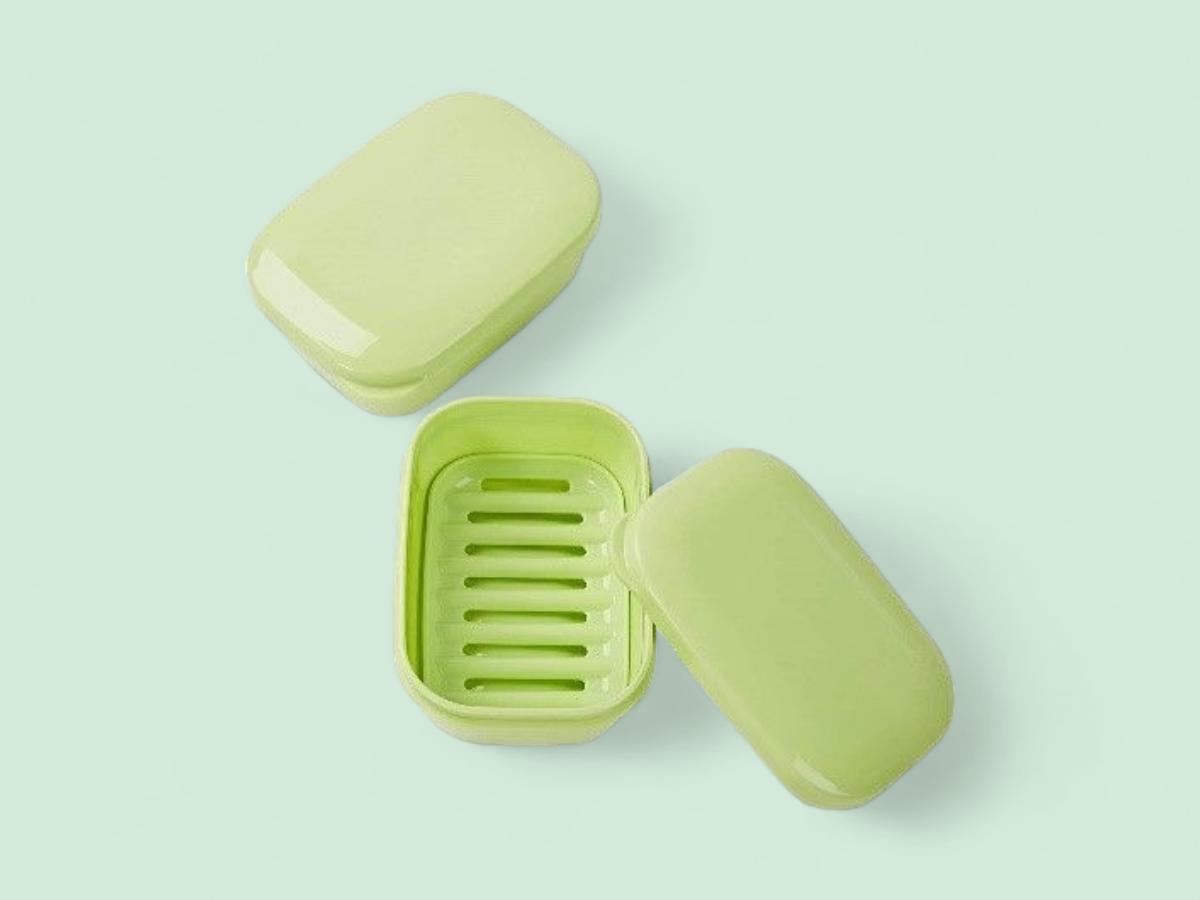 Quatish 2-Pack Travel Soap Case Eco-Friendly - Also Lockable