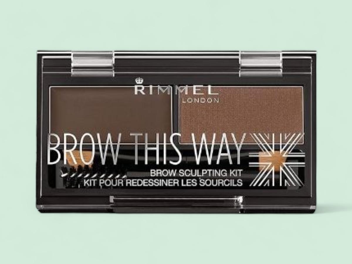 Rimmel Brow This Way Sculpting Kit with Eyebrow Wax & Setting Powder