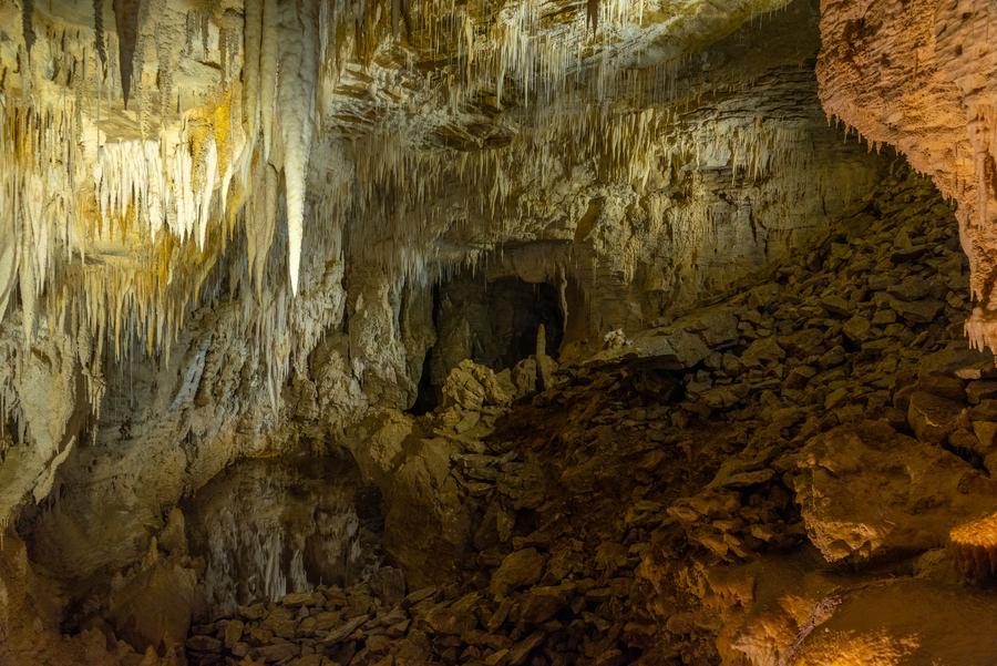 Ruakuri Cave Stalactites Waitomo New Zealand