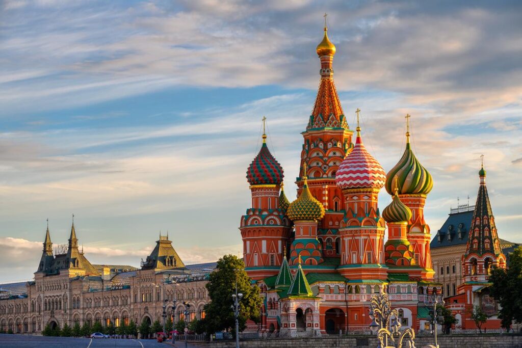 Saint Basil's Cathedral at Sunset