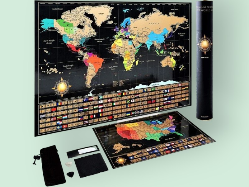 Scratch-Off World Map
