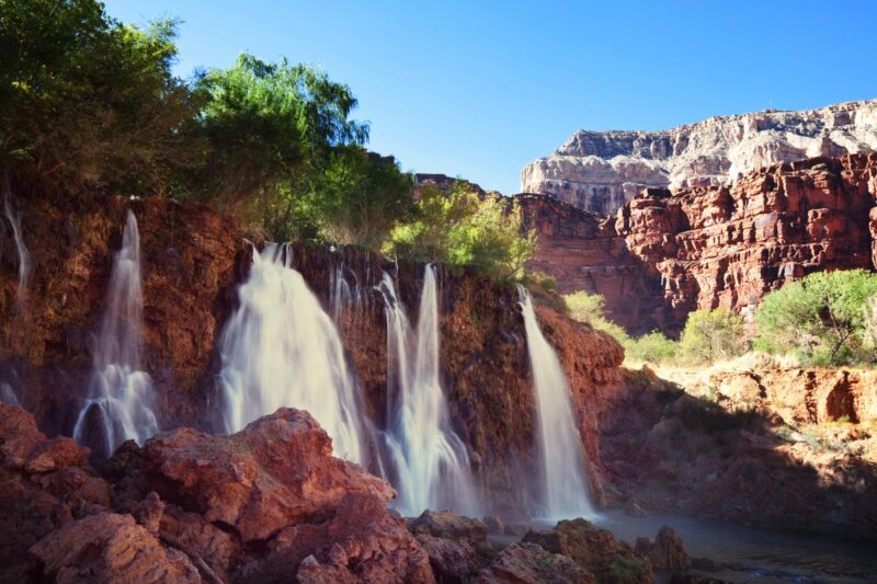 Serene Havasupai Falls in Arizona