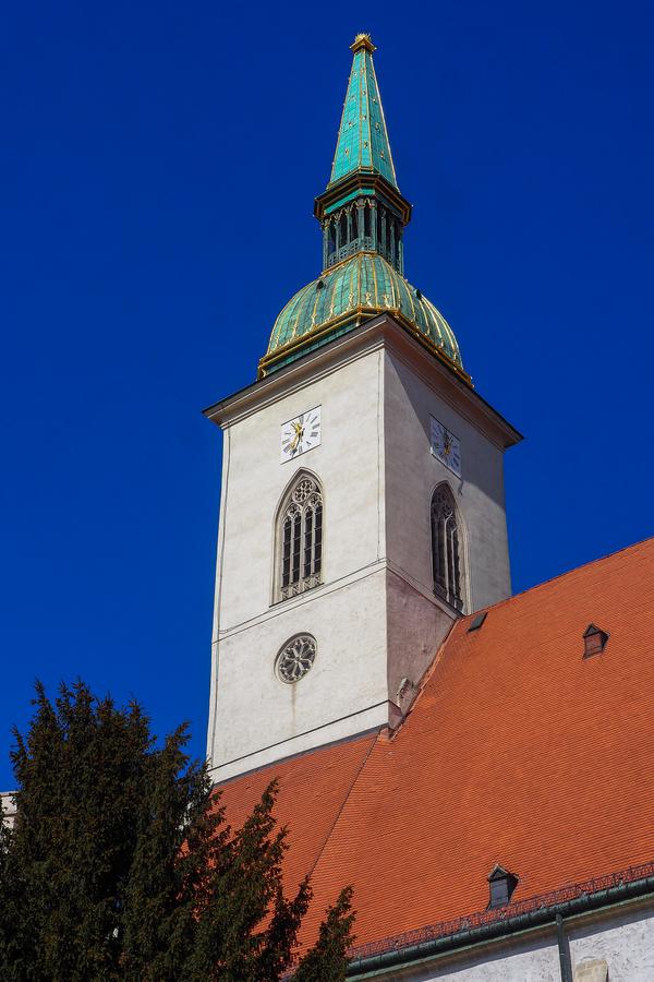 St. Martin's Cathedral Bratislava - Gothic architecture, historical Slovak landmark, cityscape views