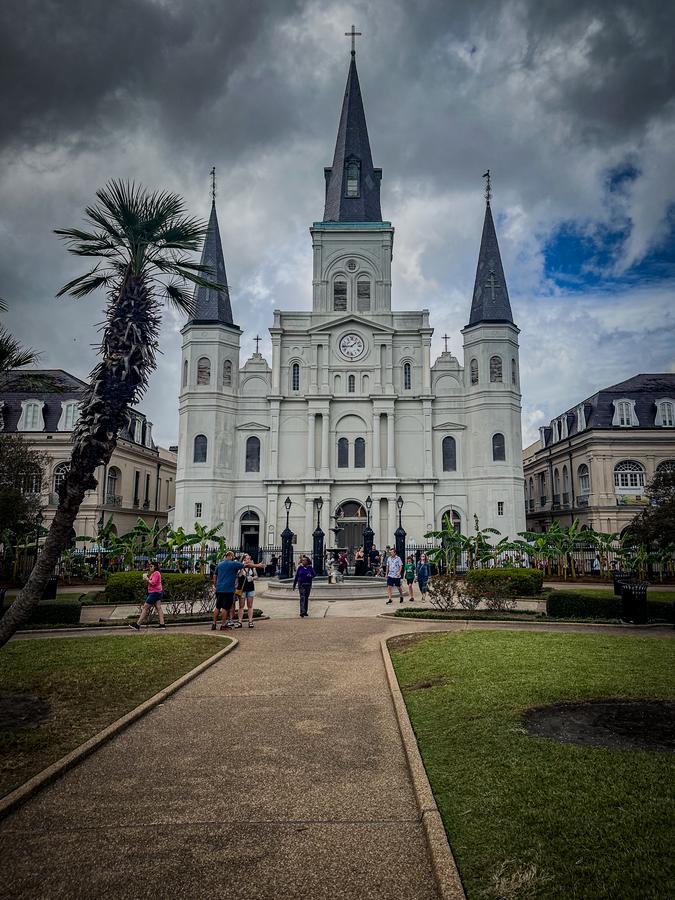 St. Louis Cathedral at Jackson Square in New Orleans' French Quarter