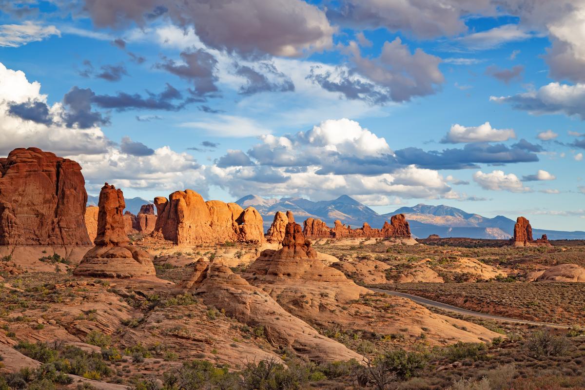 Stunning Vista at Arches National Park Utah