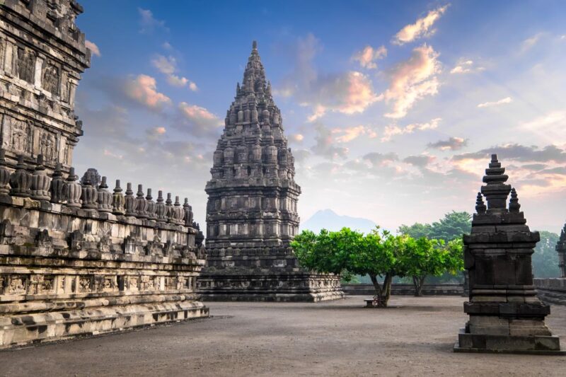 Sunrise at Prambanan Temple, Indonesia