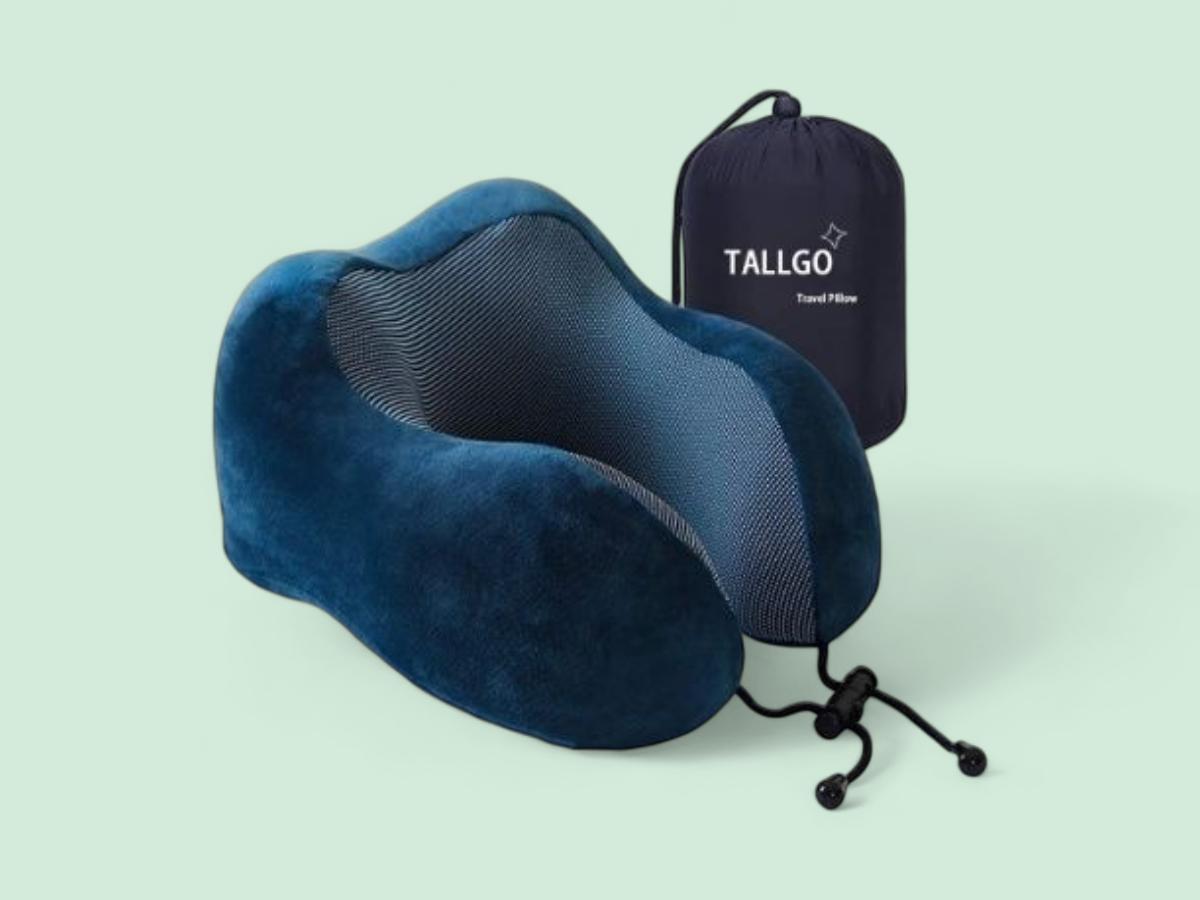 Travel Pillow by Tallgo -green.jpg