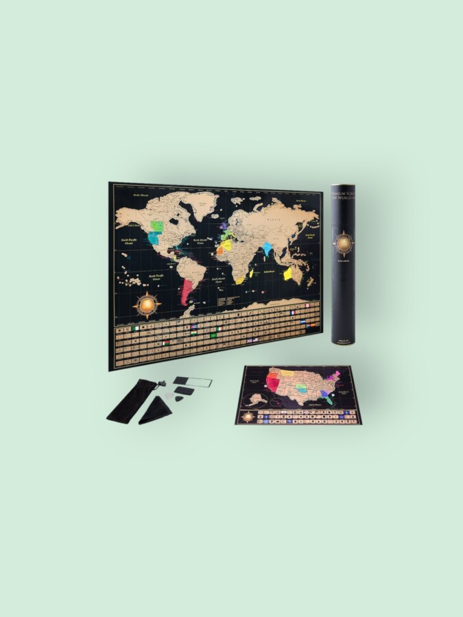 Travel Scratch Map