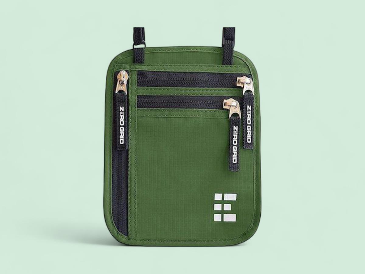 Zero Grid Anti-Theft Neck Wallet