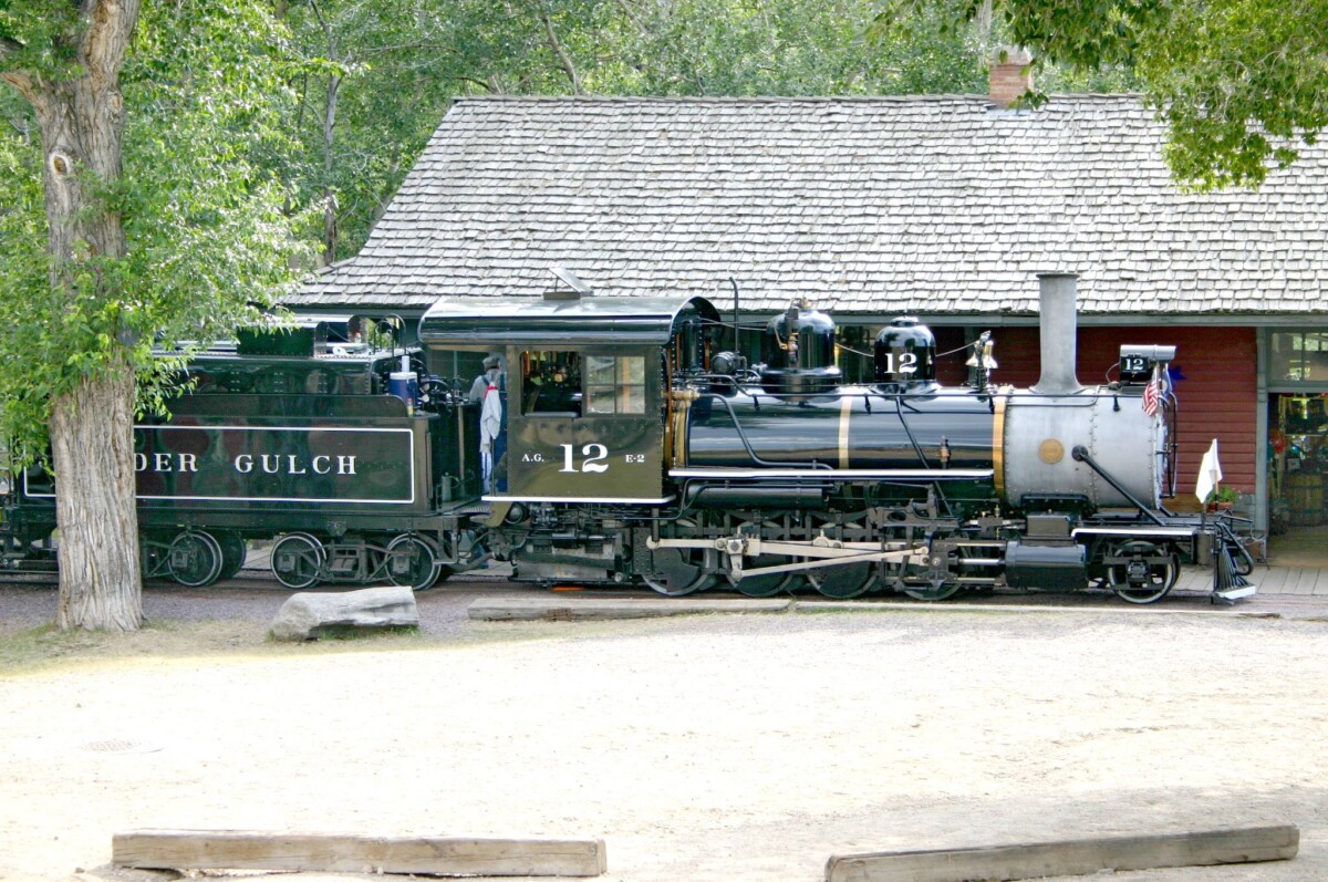 Train at Alder Gulch Shortline in Montana