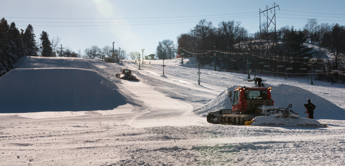 Ski slopes at Afton Alps near Minneapolis
