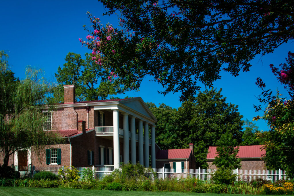 Andrew Jackson's Hermitage and beautiful greeneries in Nashville, Tennessee