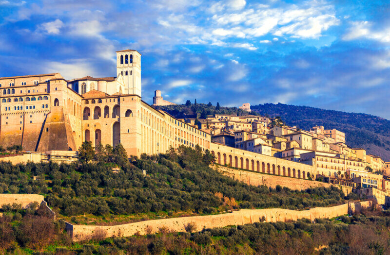 Assisi town in Umbria, Italy