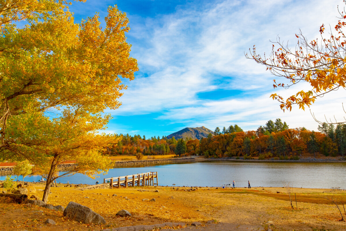 Falls Colors at Lake Cuyamaca, one of the best things to do in Julian