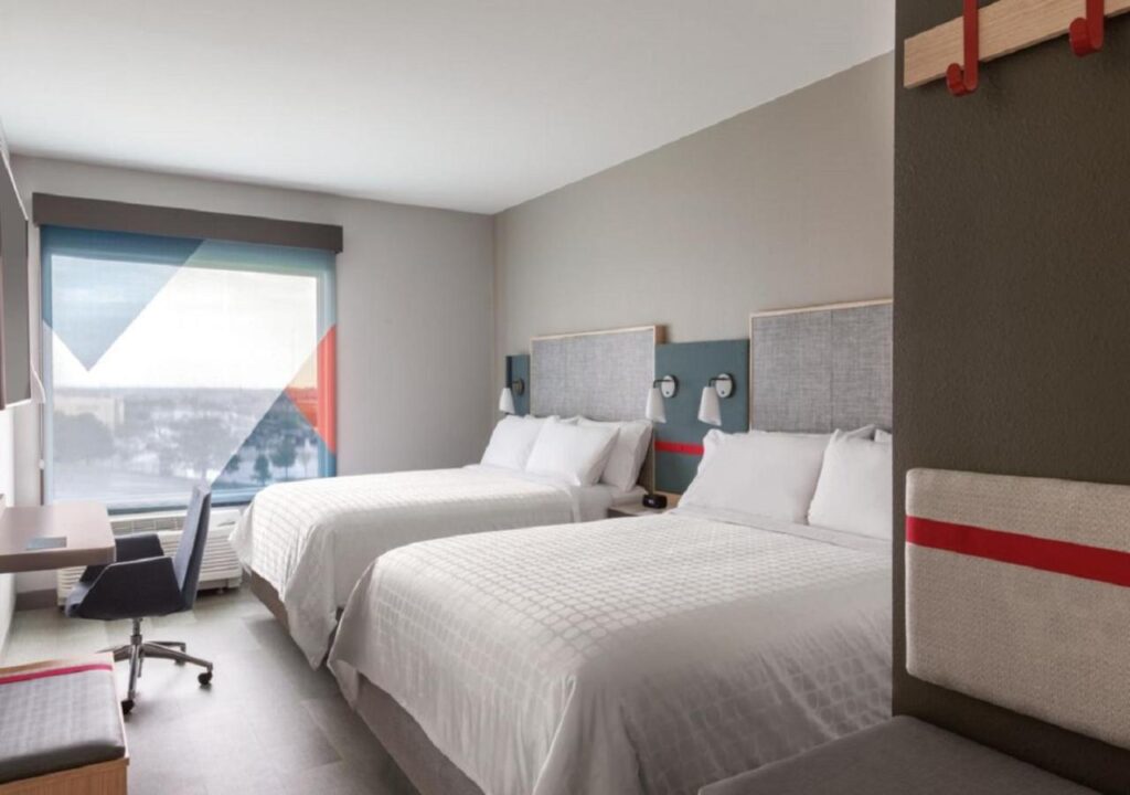 Room interior in Avid Hotels Downtown Sioux City