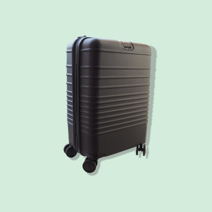 Beis Carry-On Suitcase Unboxed in color Black