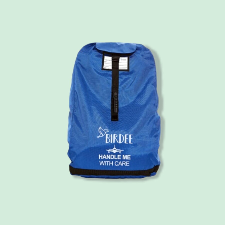 Birdee Car Seat Travel Bag in color blue