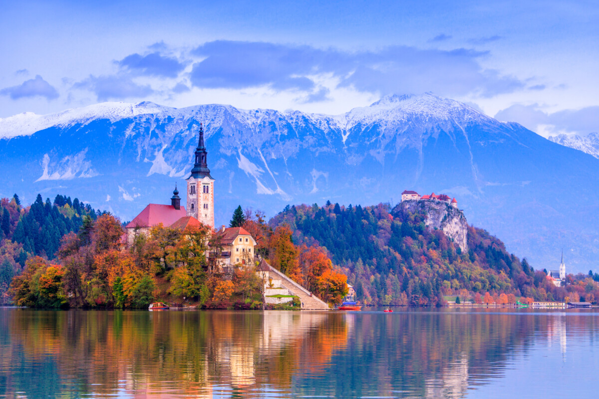 Lake in Bled, Slovenia
