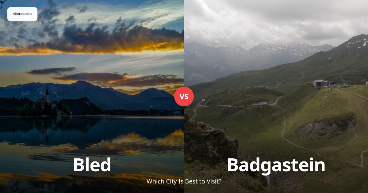 Bled vs Badgastein: Which Alpine Gem is Better to Visit in 2024? comparison - ViaTravelers Travel Guide