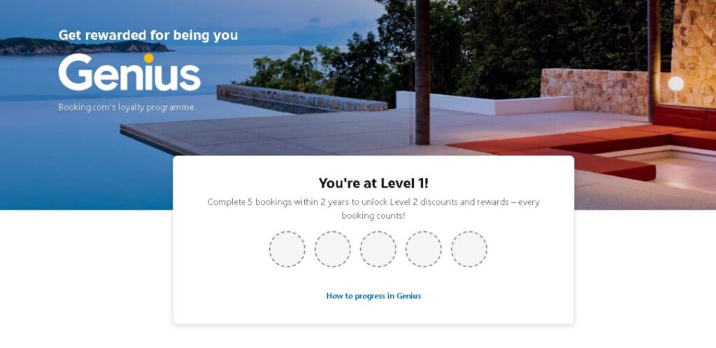 Level 1 in Booking.com Genius