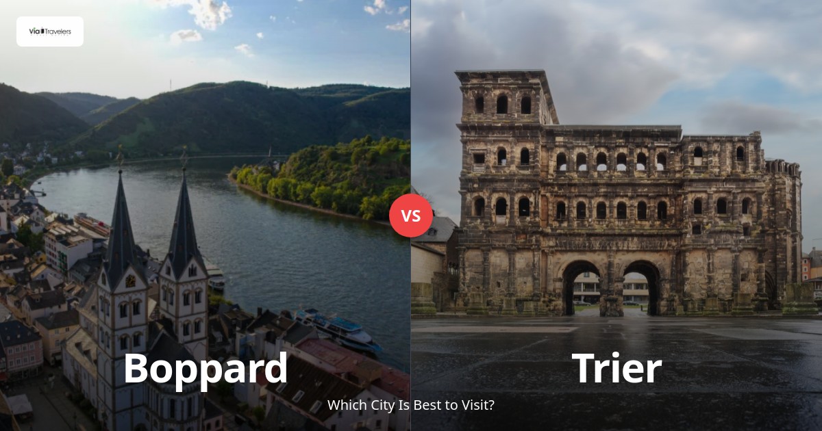 Boppard vs Trier: Which German City is Better to Visit in 2025? comparison - ViaTravelers Travel Guide