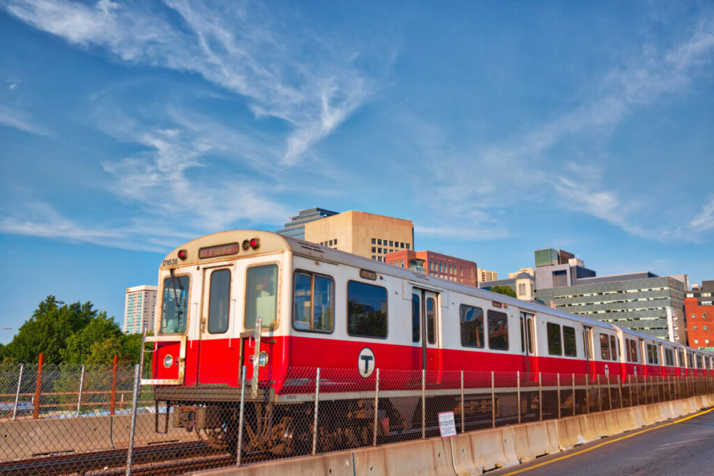 Boston T subway in Boston, Massachusetts