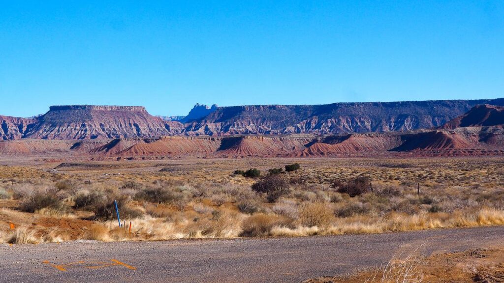 Panoramic landscape near Zion National Park, Southwestern US