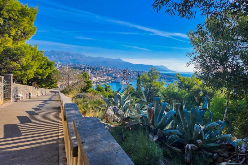 Breathtaking Panoramic View of Split, Croatia from Marjan Hill