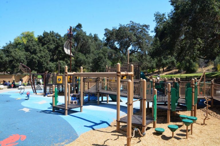 Playground in Brookside Park, Pasadena, California