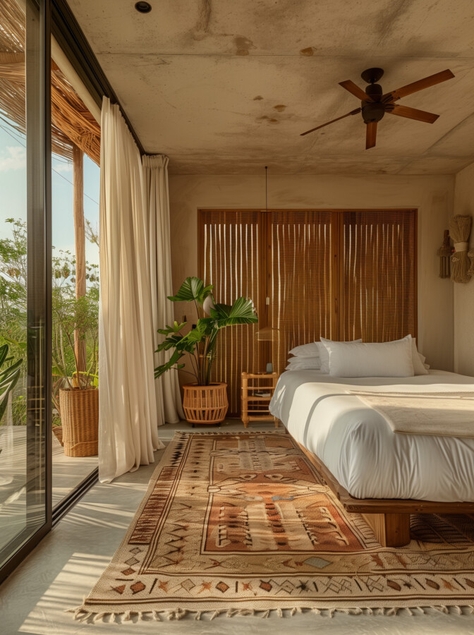 Cabana Style Hotel Room in Tulum