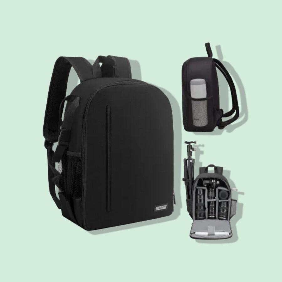 CADeN Camera Backpack For Mirrorless Camera in color black