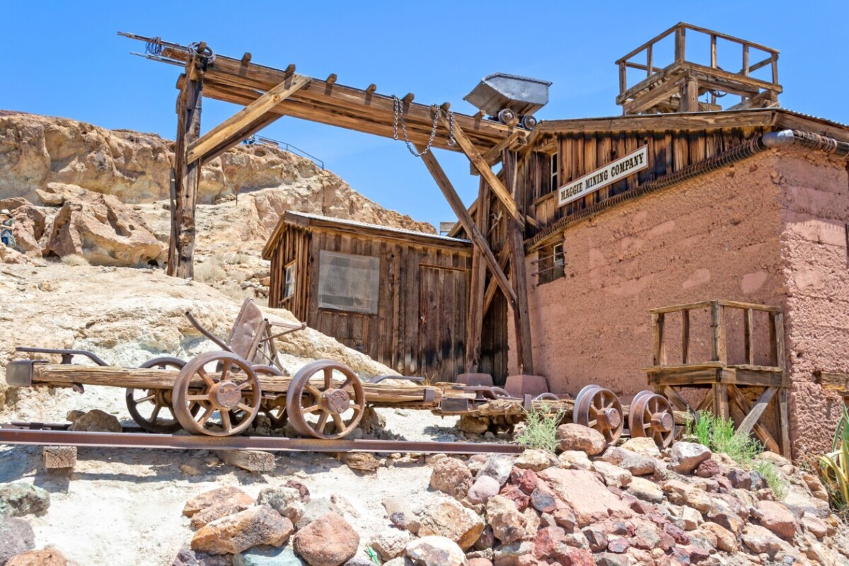 Old mine in Calico Ghost Town, California